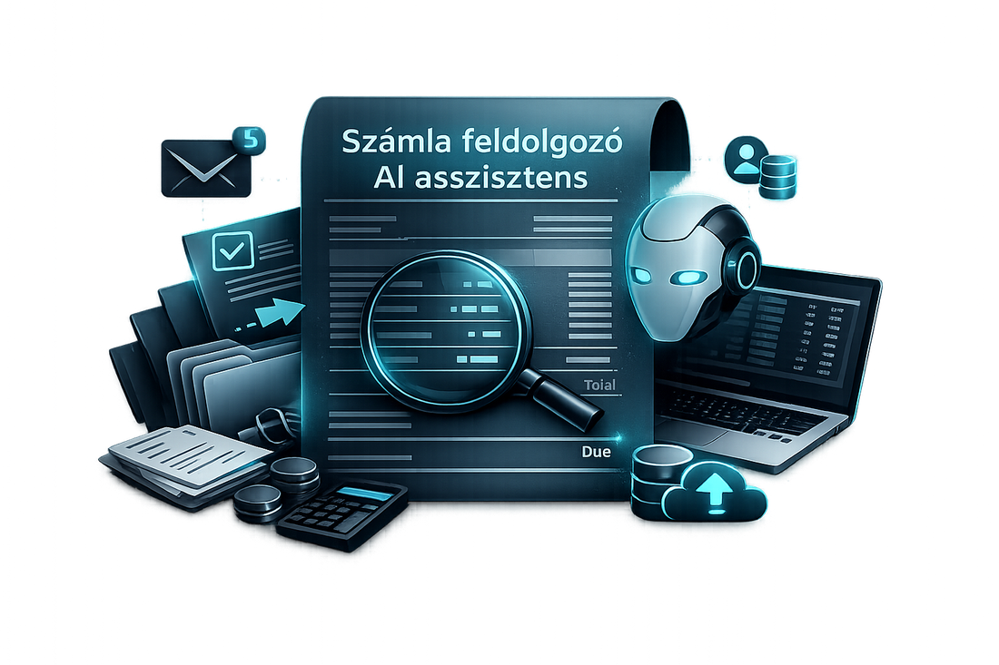 Számla feldolgozó AI-asszisztens – automatikus számlafeldolgozás